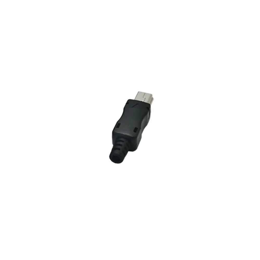 

5-контактный разъем Mini USB «папа» DIY Mini USB Jack USB 2.0 Jack Разъем кабеля для передачи данных 4 в 1 Сборный провод с пластиковой крышкой