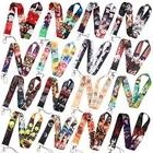 LT1114 100 стилей Аниме юдзюцу кайзен Атака Титанов ремешок для брелка ID бейджа Держатель haikyuu брелок аксессуары Подарки