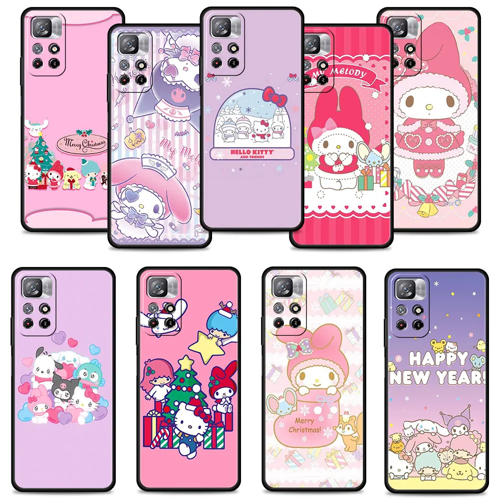 

Full Lens Protection Case For Redmi Note 11 10 9 8 8T 9T 9S Pro 9C 9A 10C K40 K40S K50 Shell Sanrio Kawaii Cinnamoroll