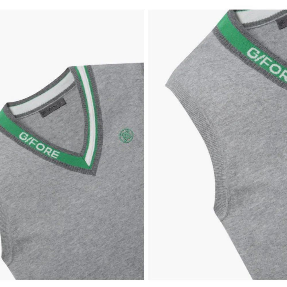 Knitted Vests for Men and Women V-neck Design Fashionable and Versatile Outdoor Casual Sweaters New Golf Clothes