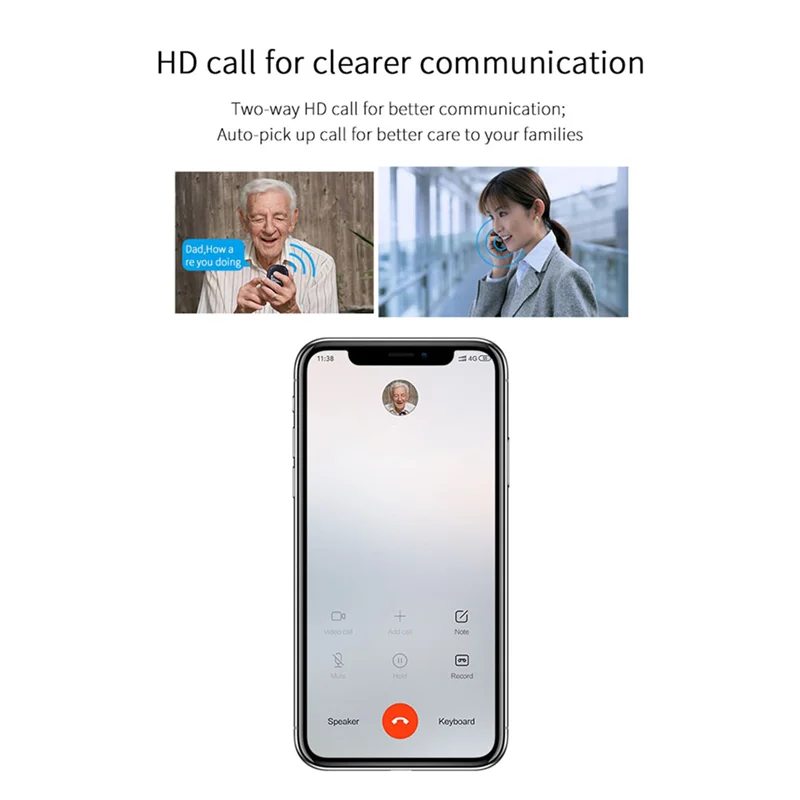 4G GPS-подвеска V45 для детей старшего возраста мини GPS персональный трекер будильник