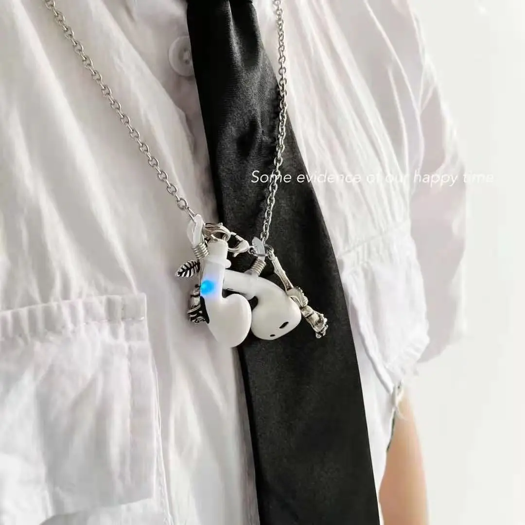 

Airpods Anti Loss Chains Rose Necklace Niche Design Multifunctional Glasses Chain Bluetooth Headset Protection Chain