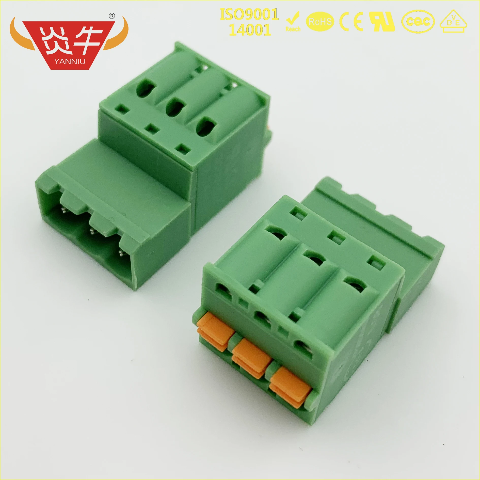 

10Pcs KF2EDGKDR 5.0 2P ~ 12P PCB CONNECTOR PLUG-IN TERMINAL BlOCK 2EDGKDR 5.0mm 2PIN ~ 12PIN FKC 2,5 ST PHOENIX CONTACT DEGSON