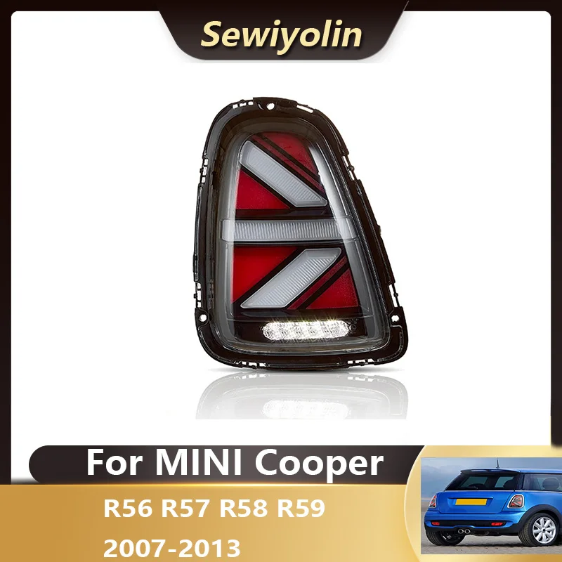 

Car Led Rear Tail Lights SMOKED For MINI Cooper 2007-2013 R56 R57 R58 R59 Plug And Play DRL Signal Automotive Brake Driving Lamp