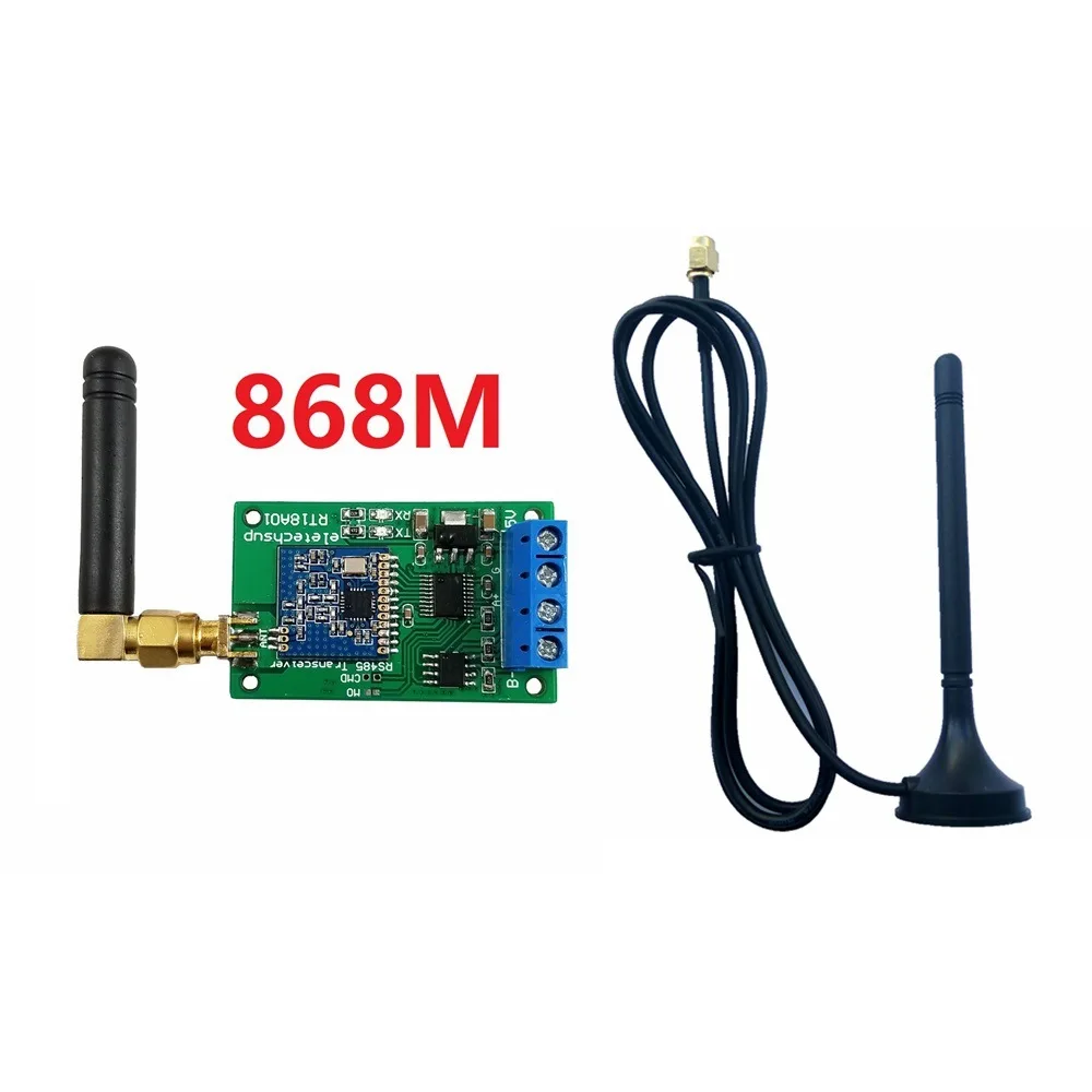 Новый беспроводной приемопередатчик RS485 ретранслятор 485 Master Slave Control 433M 868M FSK