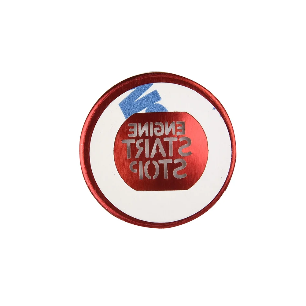 

1pc Red Button Decoration Engine Start Stop Button Switch Key Cover Trim For Hyundai Tucson 2022 2023 Car Interior Accessories