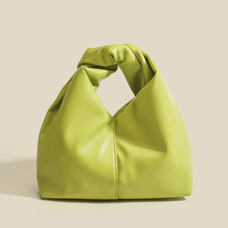 

2023 Women's Shoulder Bag Soft Pu Leather With Cloud-shaped Folds Luxury Bags