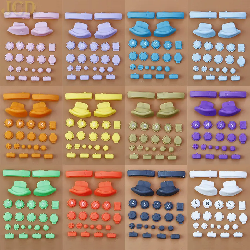 

JCD Replacement ABXY Direction Keys SR SL L R ZR ZL Trigger Full Set Buttons For NS Switch JoyCon Right Left Controller