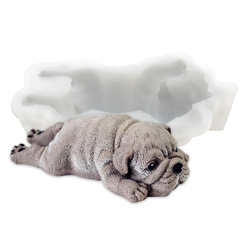 

Силиконовая форма для милой собаки, мусс для торта, 3D Shar Pei форма для мороженого пудинг Jello, инструмент для охлаждения, украшение для помадки