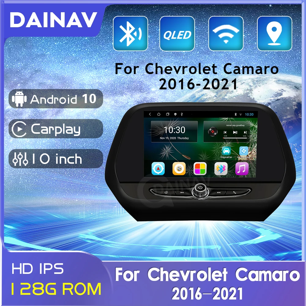 

Автомагнитола 2 Din, 128 ГБ, Android, для Chevrolet Camaro 2016 2017 2018 2019-2021