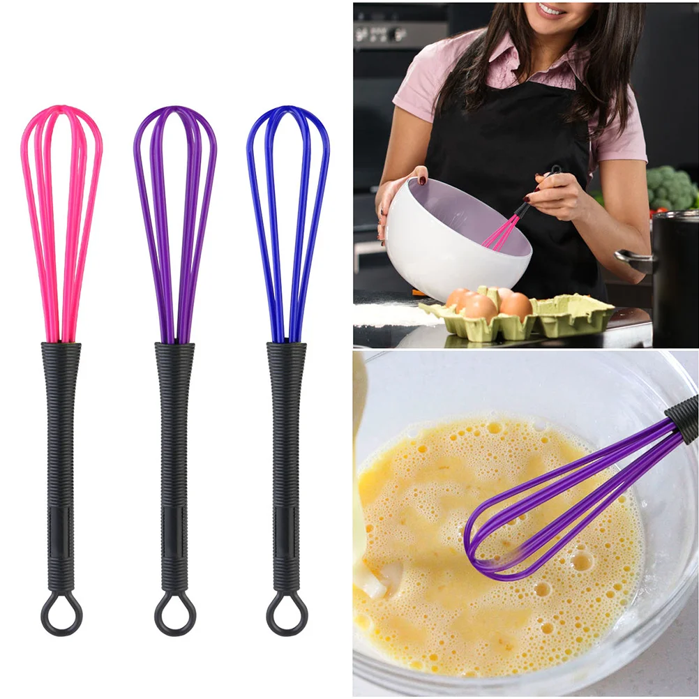 

6 Balloon Whisk Mixer Whisk Egg Whisking Utensil Metal Whisk Manual Whisk