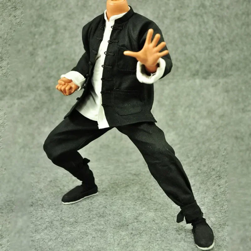 1/6 весы мужской кунг-фу с длинными рукавами в стиле династии Тан костюм комплект