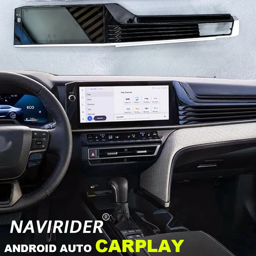 

Для Toyota Camry 2024 GPS-навигация CarPlay Автомобильный радиоприемник Android Auto Сенсорный экран Мультимедийный видеоплеер Стерео головное устройство 256 ГБ