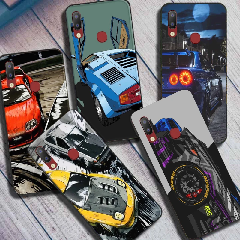 Чехол JDM для спортивной автомобильной фотосъемки, подходит для Tecno Camon 11 Pro 6,2 