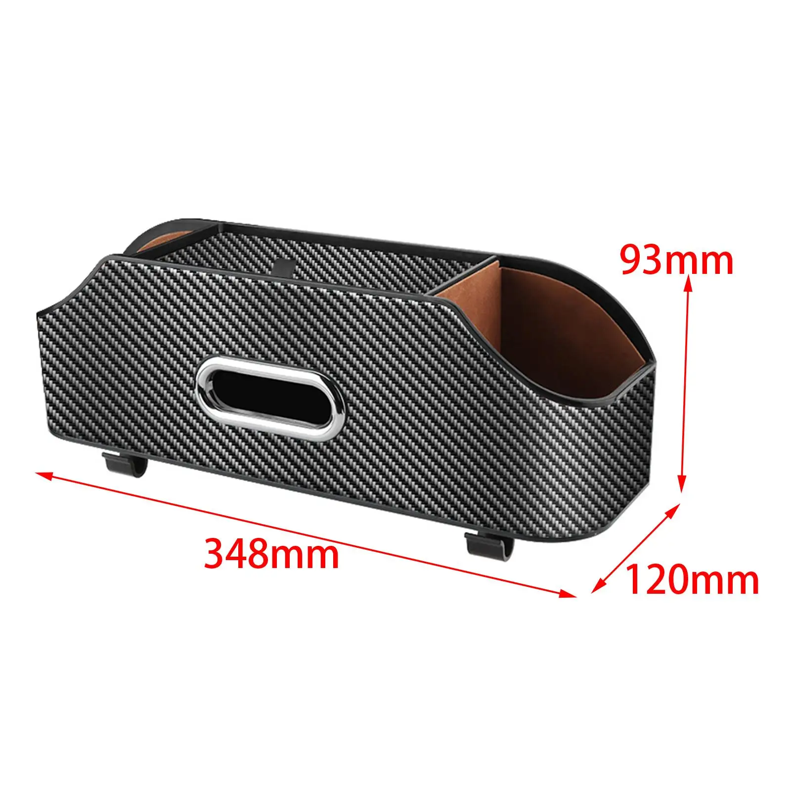 Car Seat Back Organizer Tissue Box Travel Universal 2 Drink Cup