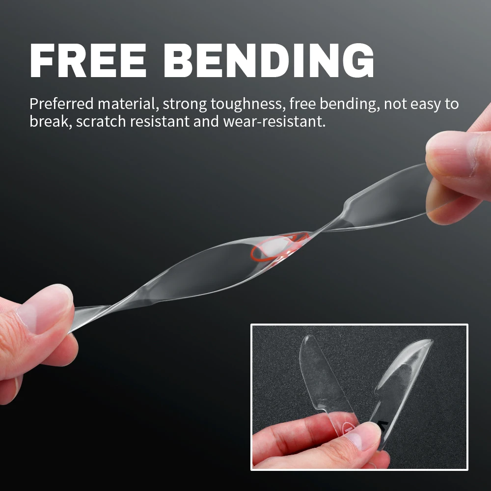 Для Toyota Corolla Camry Rav4 Yaris Hilux Prius Avensis C-HR 4pc полосы для защиты от столкновений наклейка