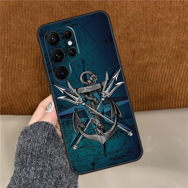 Чехол для телефона Anchor Sea Beach для Samsung Galaxy S25 Ultra S9 S10 S20 FE S21 S22 S23 Plus S24 Ultra Back Cover (art.: 3920ccd397332) - 3920ccd397332
