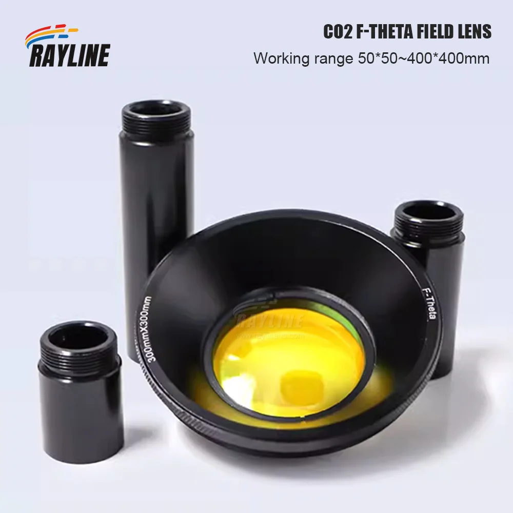 CO2 F-theta линза лазерная головка набор линз 50-50 ~ 400-400 детской длины мкм нм для
