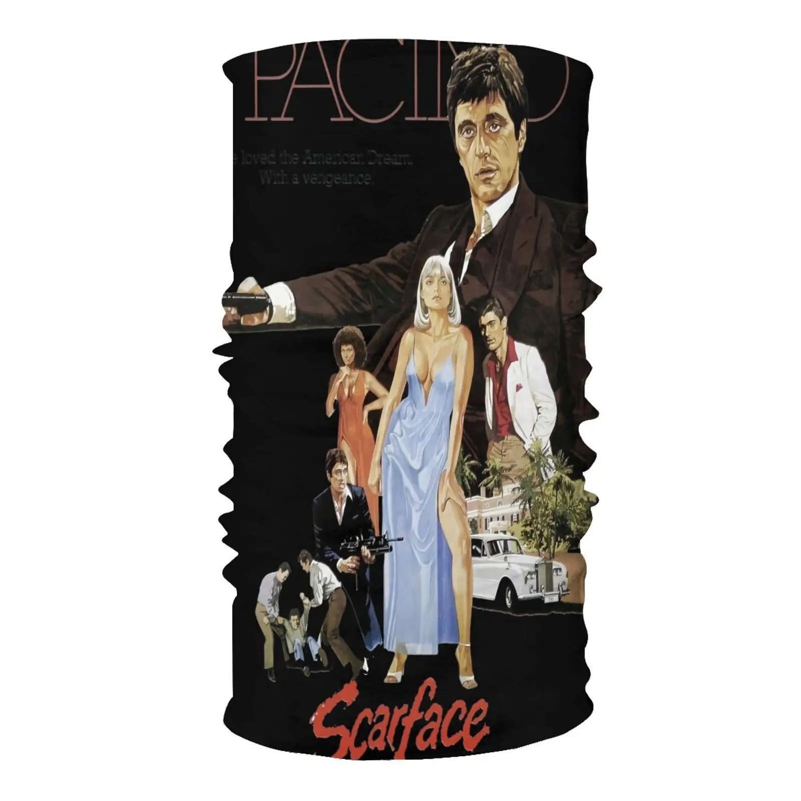 

Scarface Al Pacino 80S Film 323 Men's Bandana Balaclava Hat Balaclava Hat Scarf For Men Facemask Tactical Mask Cycling Bandana