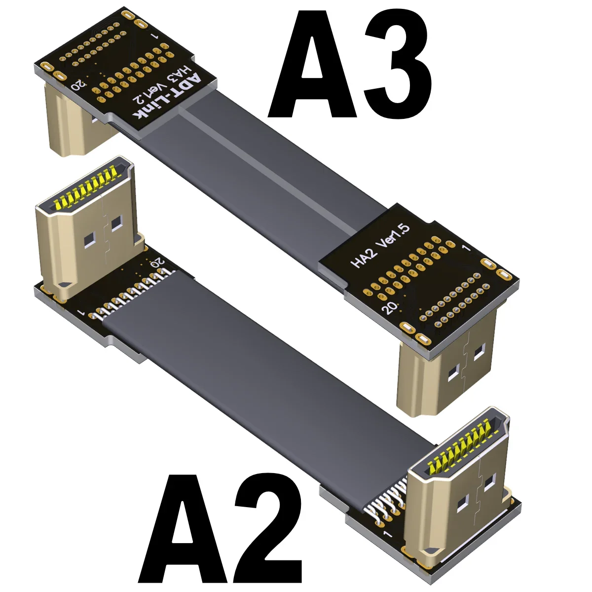 Стандартный удлинительный кабель-адаптер HDMI2.0 папа-папа (тип A — типа A)