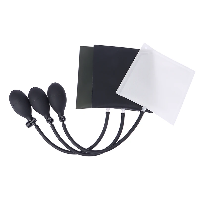 

White Black Green Air Pump Bag Wedge Cushion Plastic valve Automotive Car Inflatable Shims Hand Tools