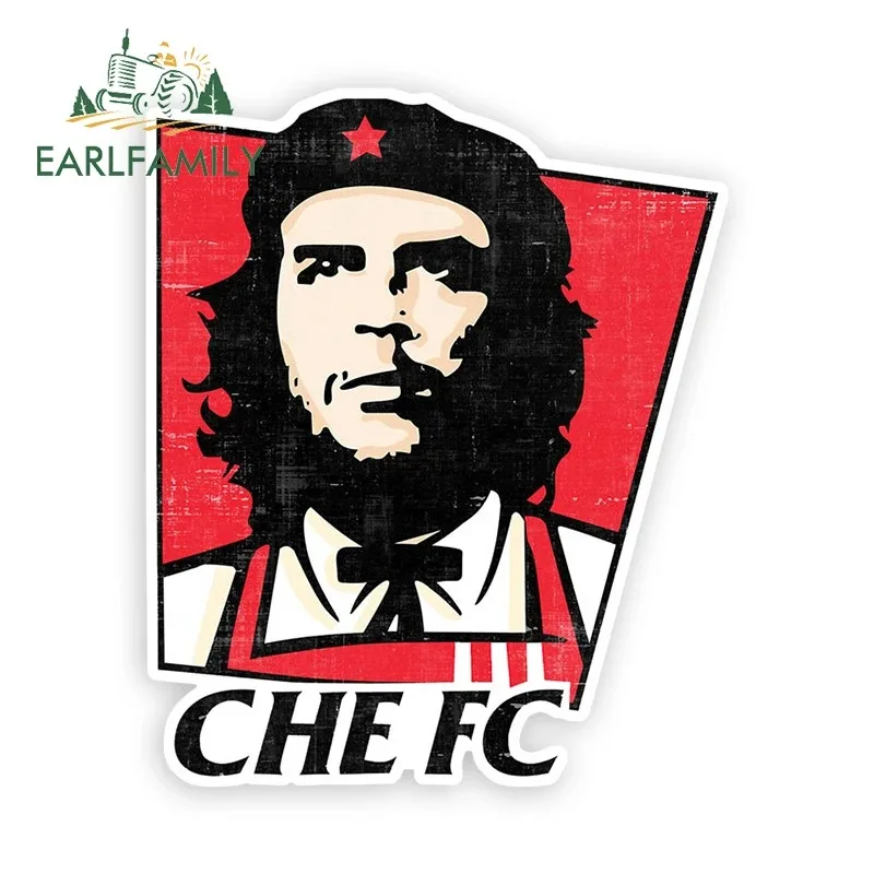 

EARLFAMILY 13 см автомобильные наклейки для Сталина, СССР, СССР, Че Гевары, Ретро виниловый RV JDM, искусственный фургон, декор для фургона