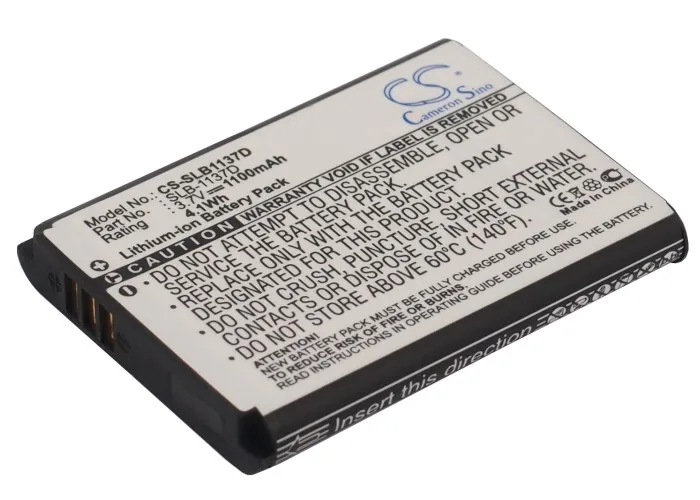 

Аккумулятор для камеры CS для Samsung Digimax L74W NV100HD NV106 HD NV30 NV11 i80 NV103 NV40 i100 i85 L74, широкий TL34HD, подходит для планшетов
