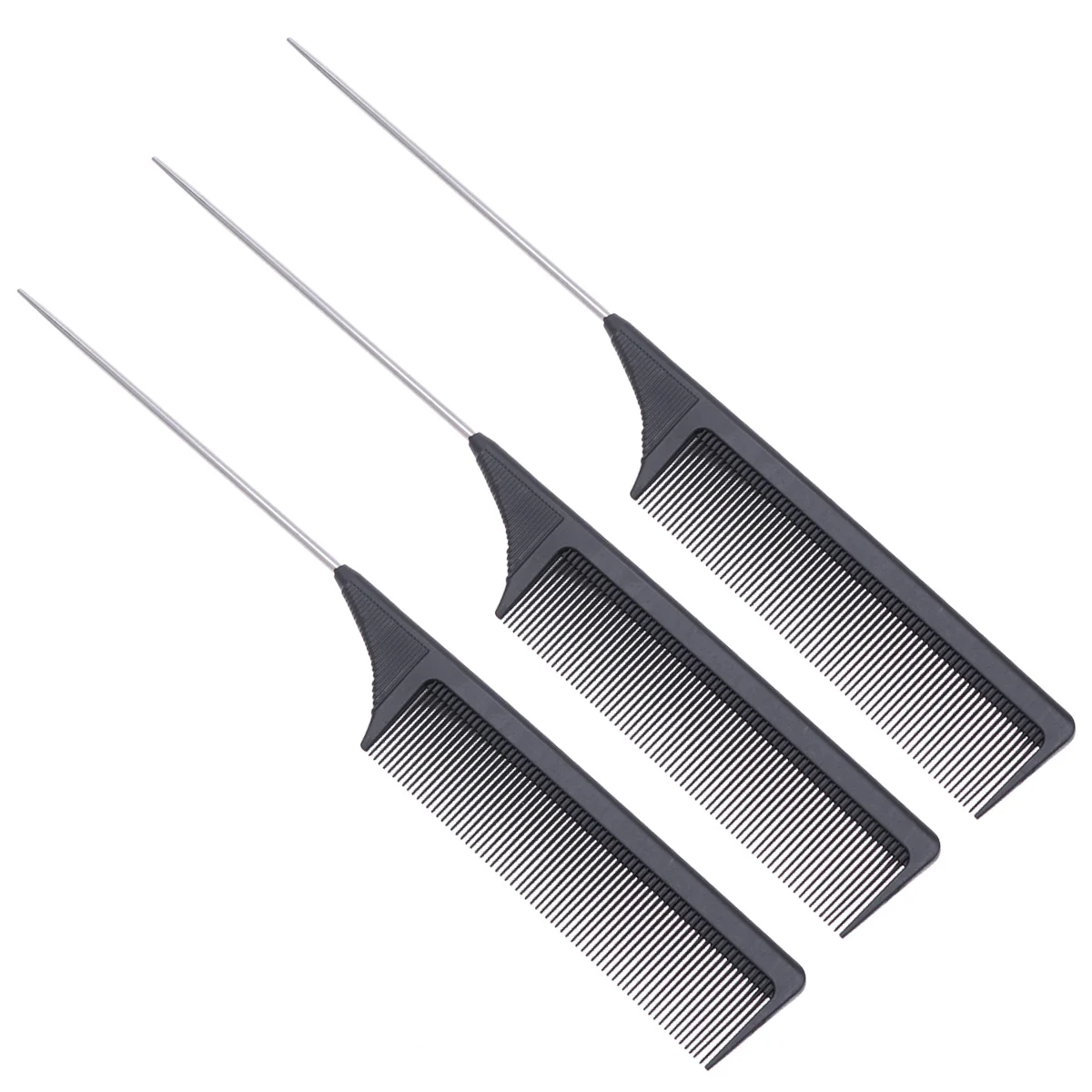 

3pcs Hair Combs Sharp Tail Pointed Tail Hairbrush for Making Modelling Salon