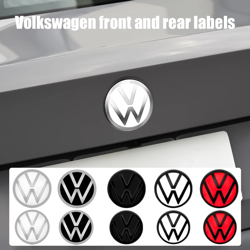 Фото Комплект: Накладка на переднюю решетку и эмблема багажника для Volkswagen VW Golf 8 MK 8 Passat POLO T-ROC Arteon CC №1