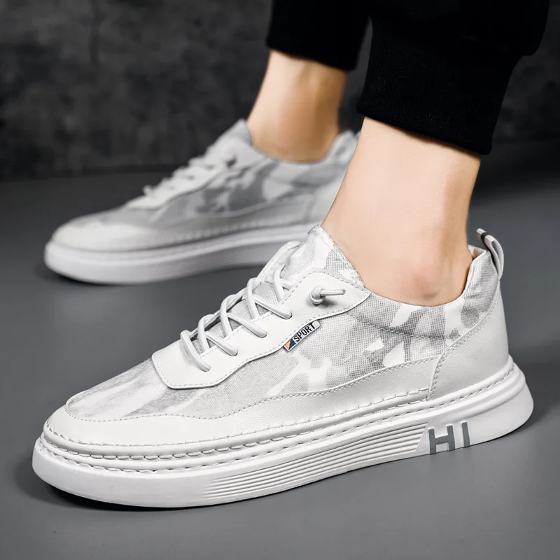 

2022 Spring New Style Korean Fashion Shoes Student Low-top Breathable Casual Fashion Men's Sneakers Mens Low Top Sneakers