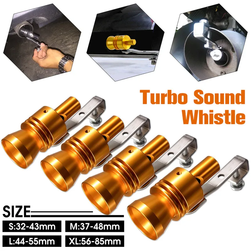 Автомобильный мотоцикл автомобильный поддельный турбо свисток выхлопная труба
