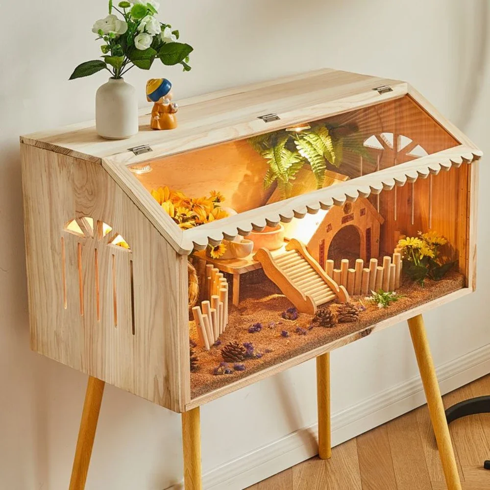 Коробка для курицы из твердой древесины рутин специальная клетка домашнего