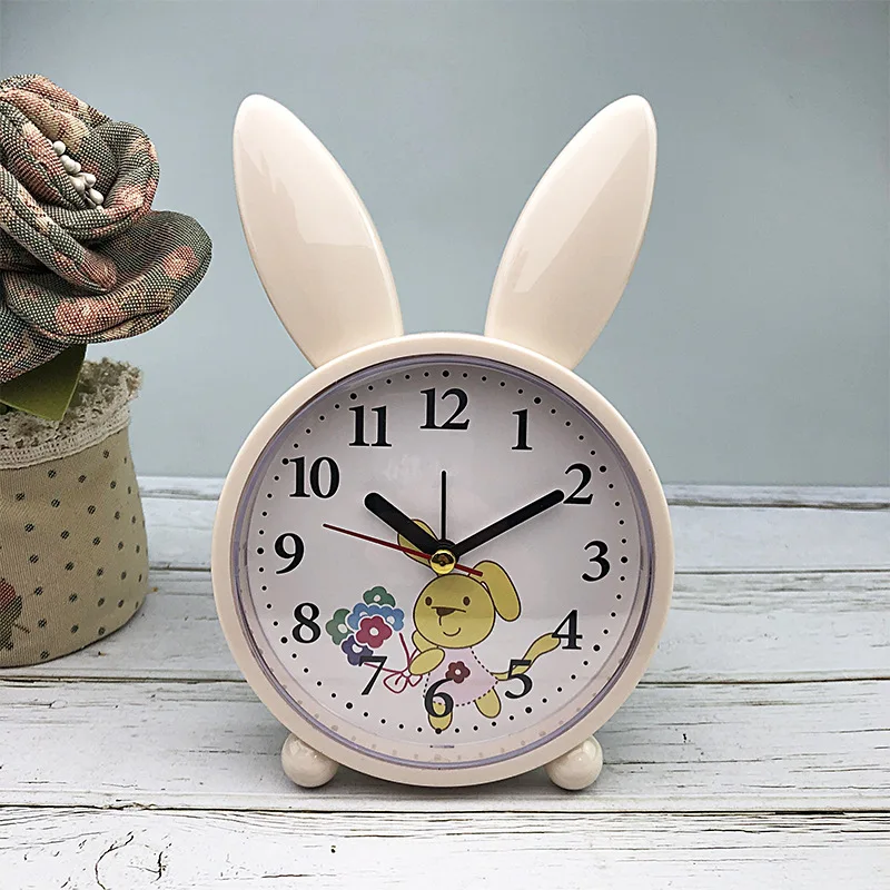 For Kids Bedroom Bedside Decoration Simple Mute Small Alarm Clock Student Gift Reloj Despertador