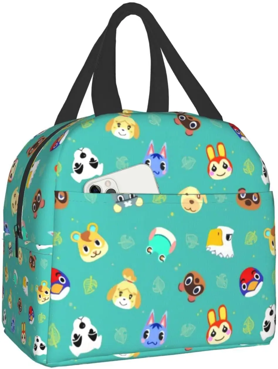 

Small Animals Cartoon Lunch Bags, Leak-Proof Soft Bags For Boys And Girls, Waterproof Insulated And Refrigerated Box Tote Bags