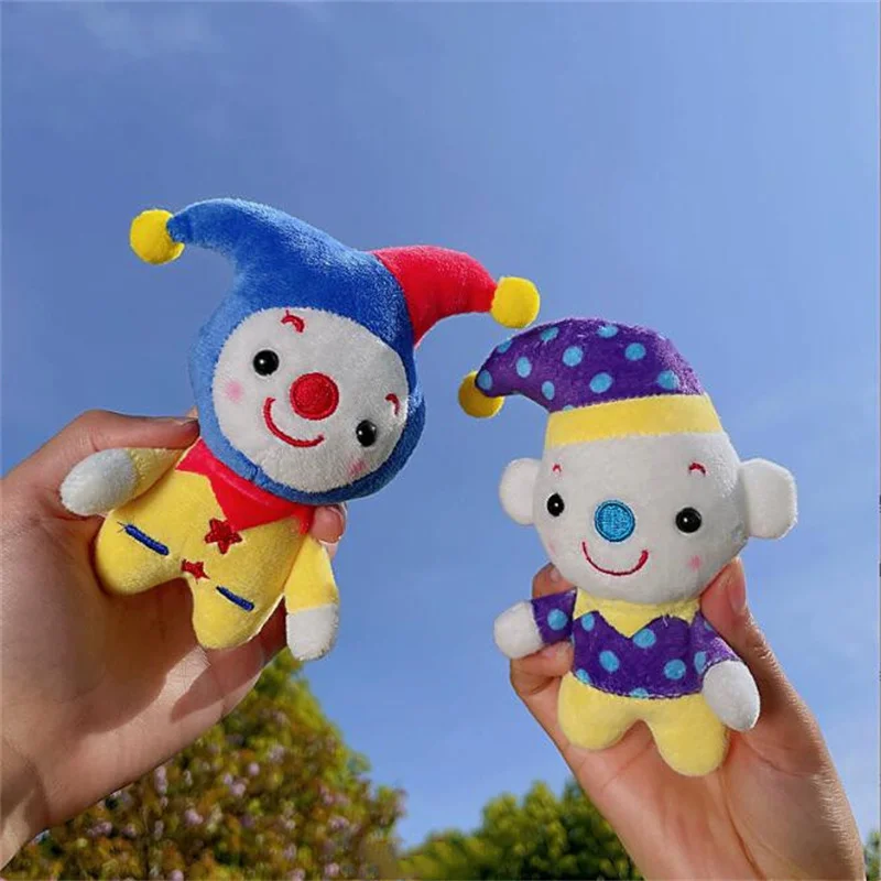 

Size 12Cm Plush Keychain Personality Clown Creative Cartoon Circus Droll Cute Pendant Bag Grab Machine Doll