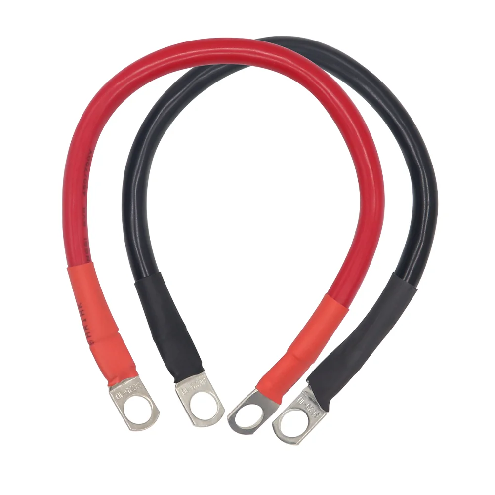 

2 Pcs Cable Batteries Power Supply Cable Copper Cable Vehicle Cable Copper Wire Inverter Batería De Auto