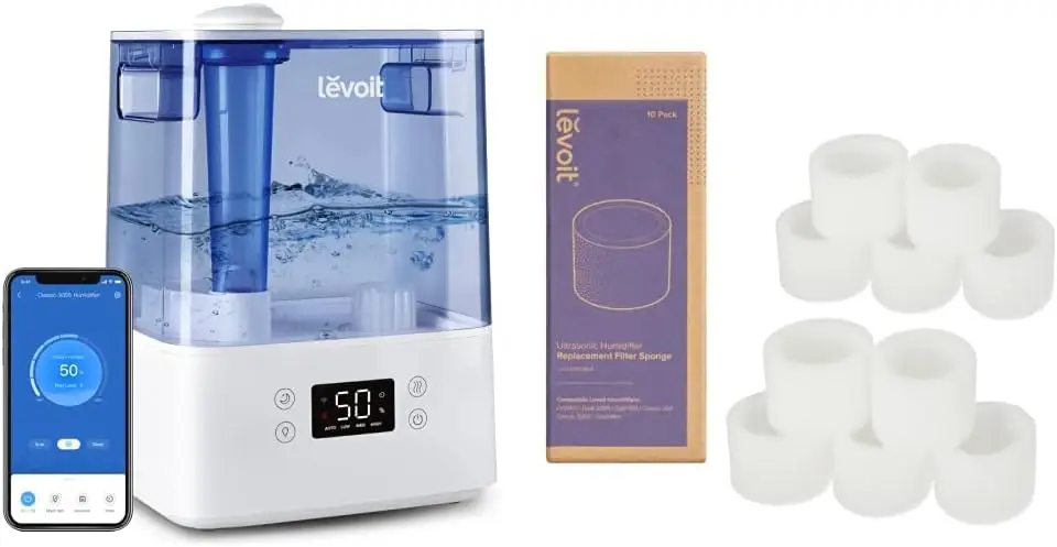 

Smart Cool Mist Humidifiers and 10 Pack Replacement Filter