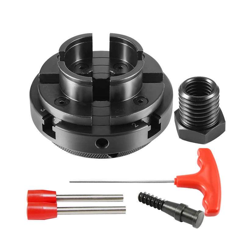 

Wood Lathe Chuck 4 Jaw Chuck 4-inch lathe chucks for woodturning 1inch x 8TPI Thread Lathe Chucks for Woodworking