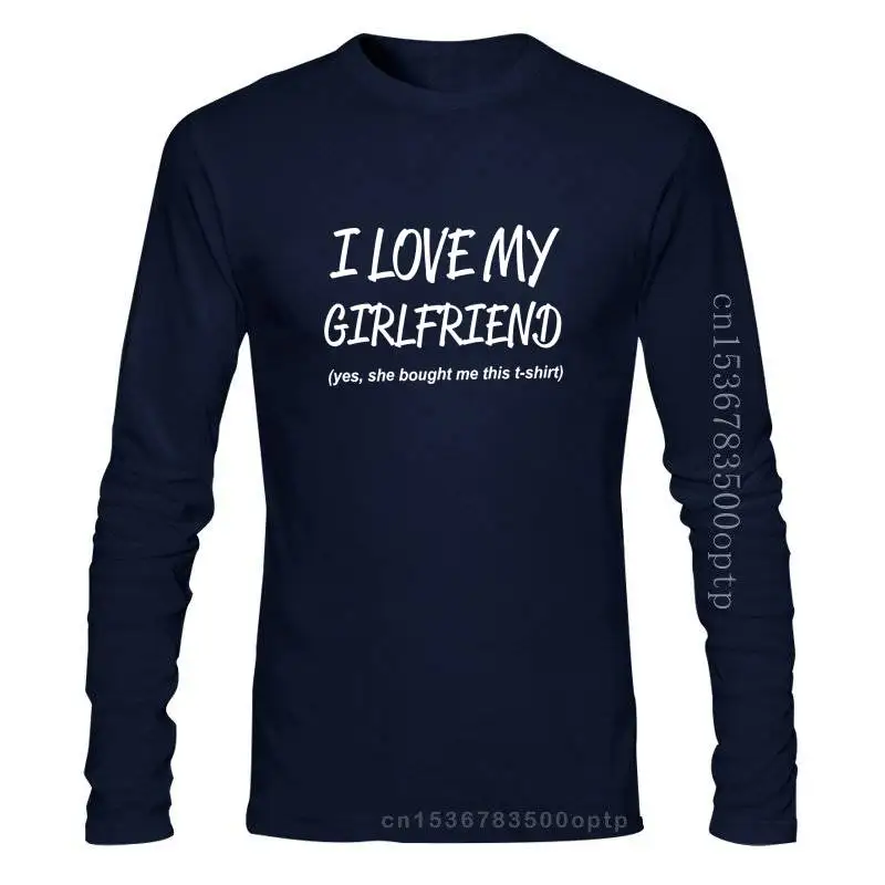 

Футболка мужская с надписью «I LOVE MY Girl»