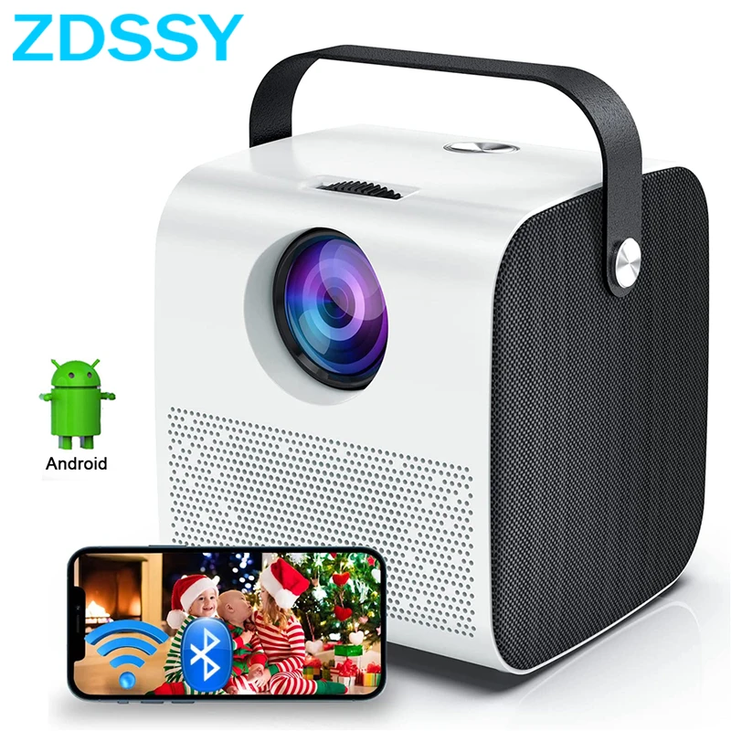 

ZDSSY P52 Mini Projector 3000 Lumens Native 1280*720P Support Full HD 1080P LED Android Proyector 3D Beamer Home Theater