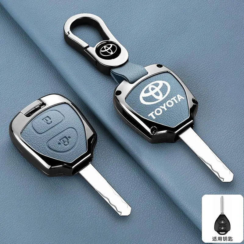 

Для Toyota Corolla VIOS Camry Yaris RAV4 HiLux Cruiser Fortuner 2/3/4 кнопки авто ключ-держатель брелка сумка чехол для ключа автомобиля