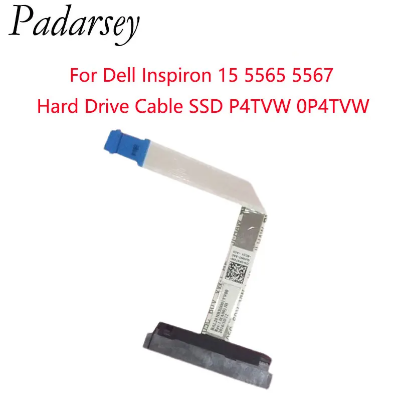 Разъем для жесткого диска Padarsey совместимый с Dell Inspiron 15 5565 5567 BAL20 SATA кабель SSD P4TVW