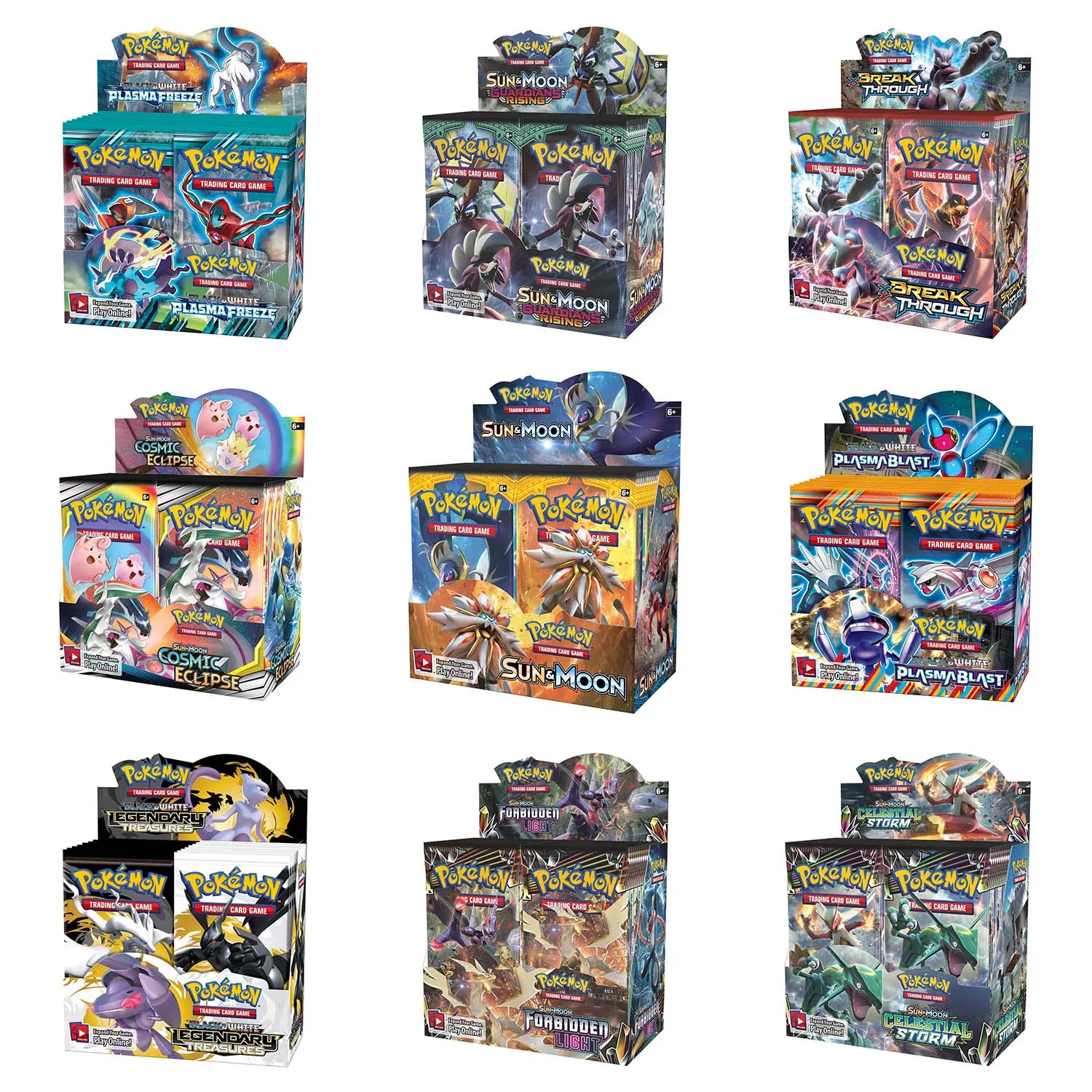 

Pokémon Cards Scarlet Violet Sun & Moon Collection Cards GX Tag Team Vmax Mega Energy Playing Game Gift Drop Shipping Wholesale
