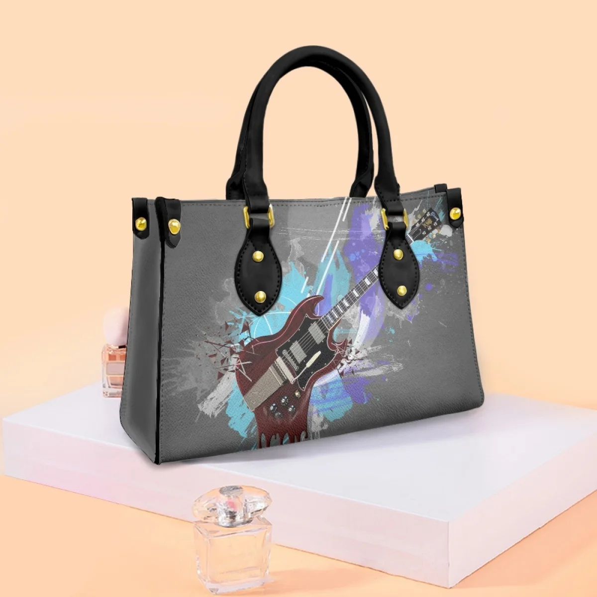

FORUDESIGNS Handbag Women Graffiti Style Female Shopping Bags Hip-Hop Jazz Bag Accessories Cosmetic Ladies Nobleness Fashion