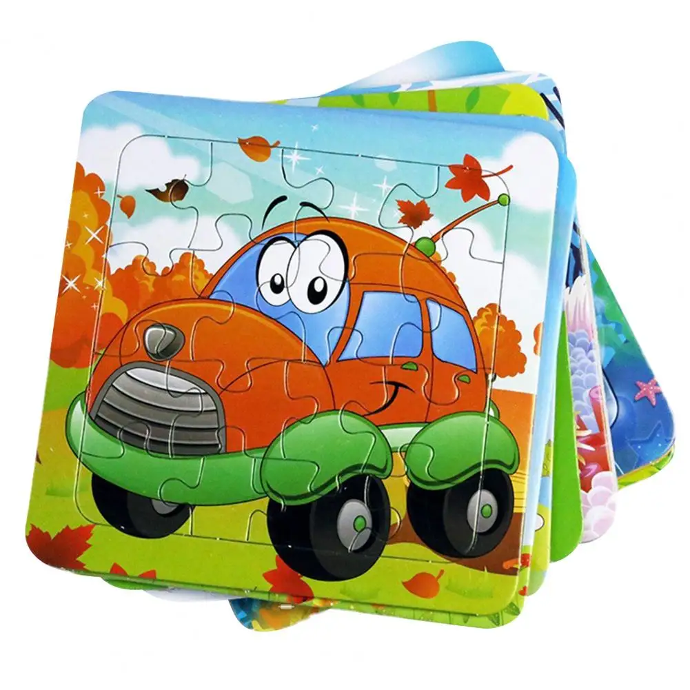 

Develop Thinking Skills Paper Cartoon DIY Jigsaw Toy Party Game Supplies for Daily Life