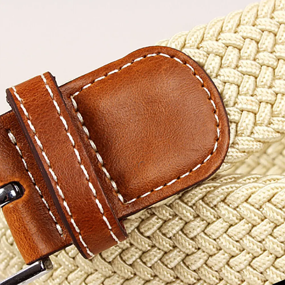 Ремень Эластичный Плетеный для мужчин и женщин модный аксессуар свадебной