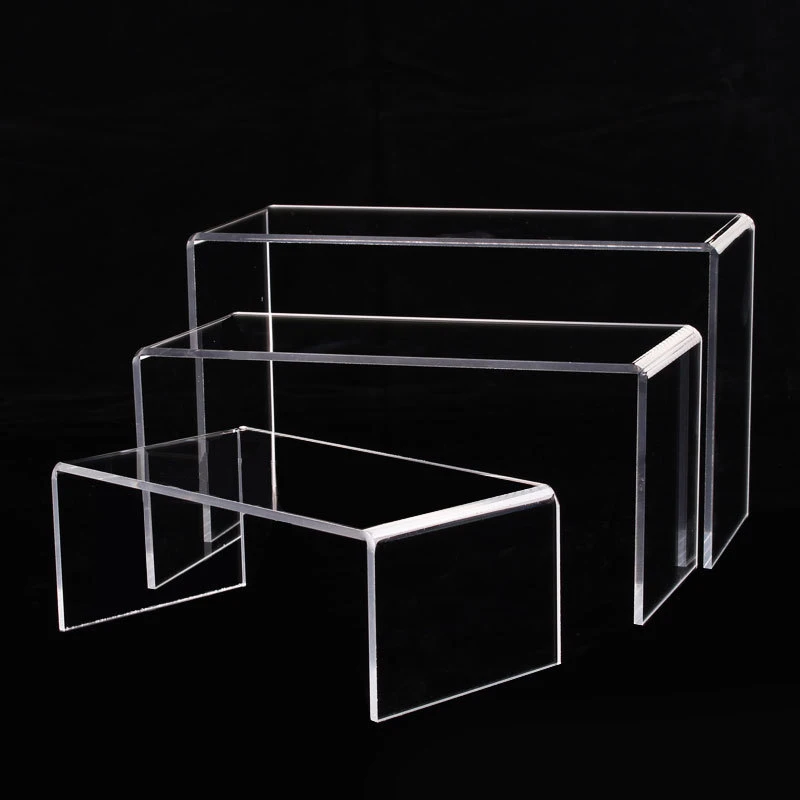 Новый акриловый U-образный Прозрачный демонстрационный стенд для обуви