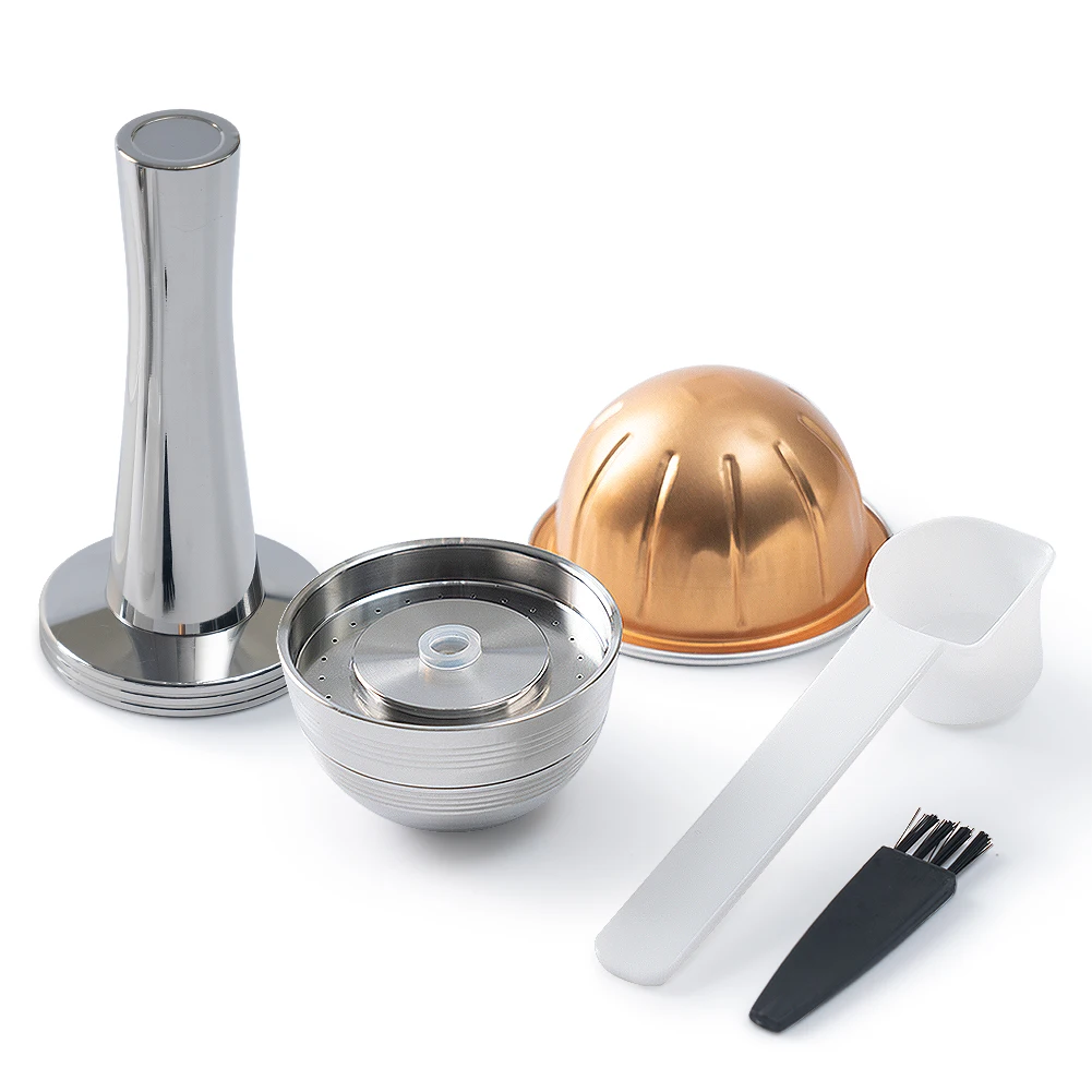 

Многоразовые капсулы iCafilas для Nespresso Vertuo Next из нержавеющей стали