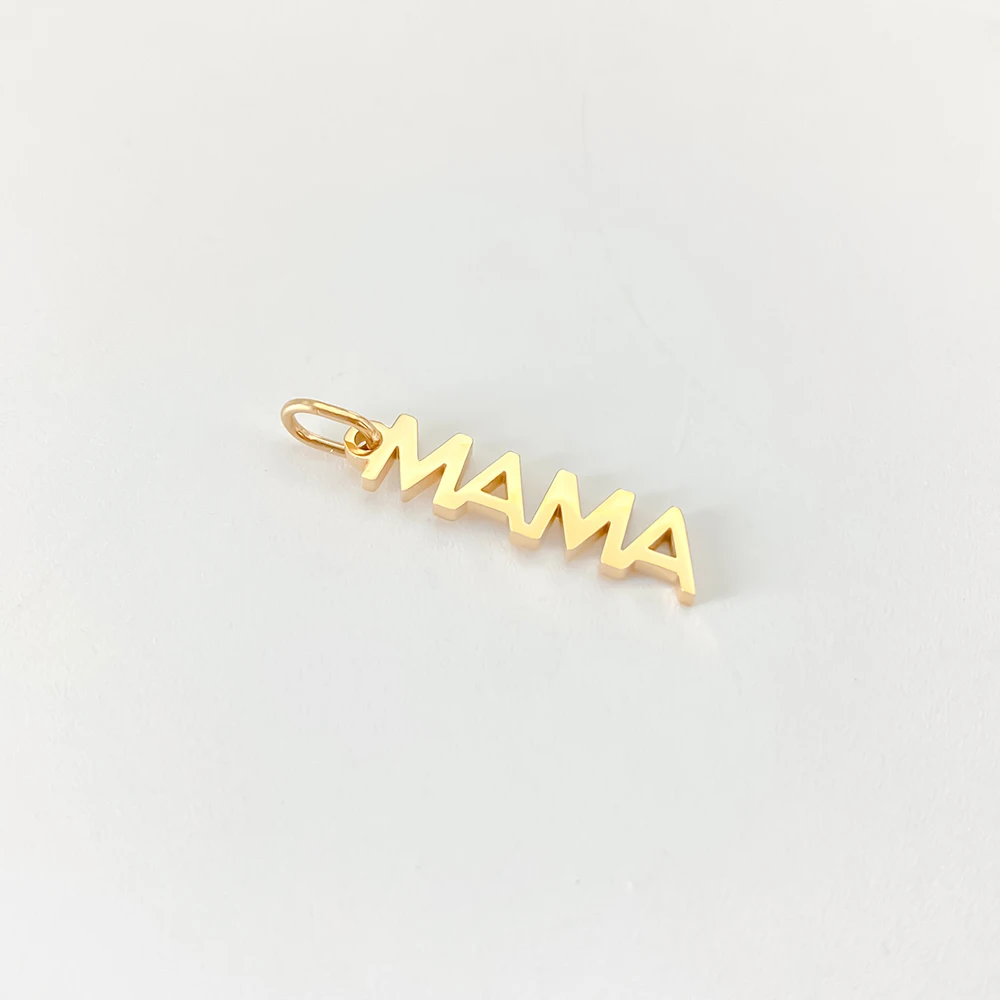 Фото Подвеска eManco из нержавеющей стали с надписью MAMA LOVE и одной петлей для изготовления ожерелья, браслета, ювелирных изделий, подарков №4