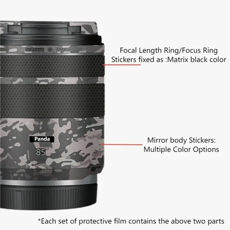 Защитная пленка для объектива камеры Canon RF 85 мм F2 MACRO IS STM F/2 RF85MM
